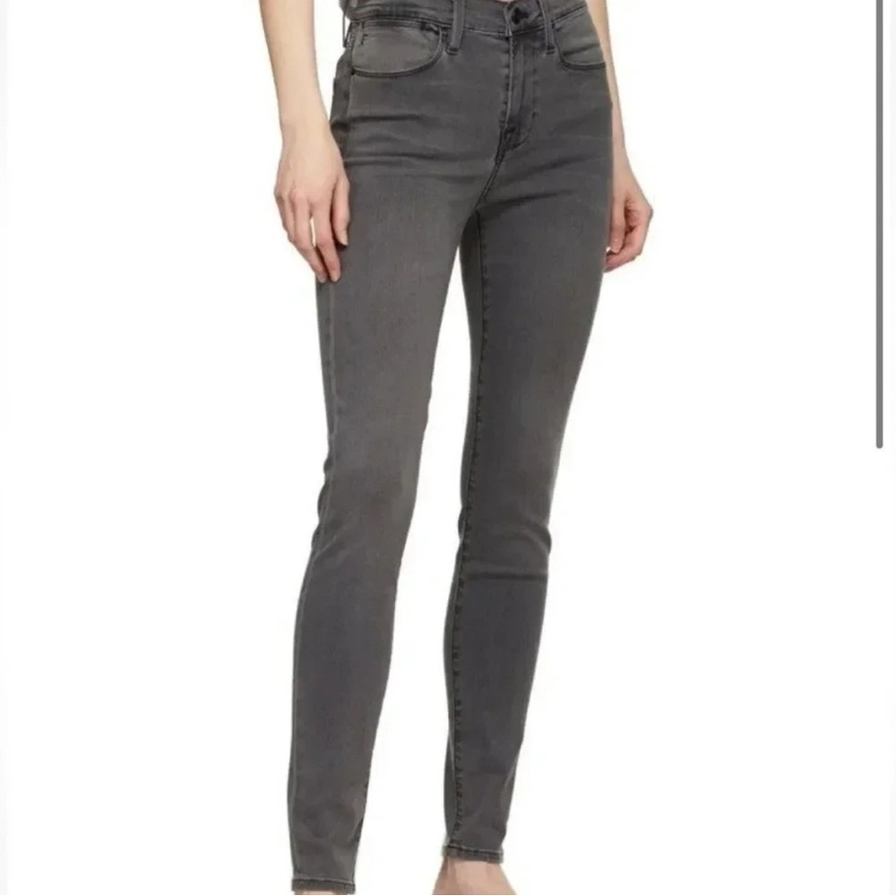 FRAME Le High Skinny Jeans In Light Gray Size 26 Waist